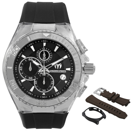 Technomarine Cruise Chronograph Date Quartz Black Dial Men's Watch TM-122024