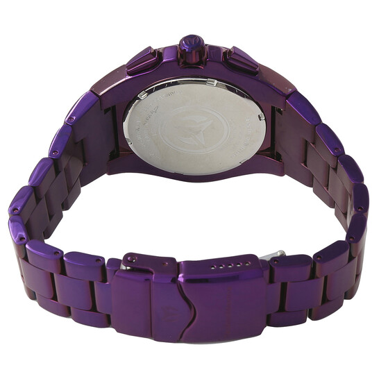 Technomarine Cruise Chronograph Quartz Crystal Purple Dial  display picture 1