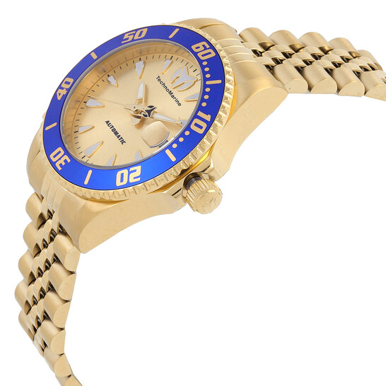 Technomarine Manta Sea Automatic Gold Dial Ladies Watch TM  display picture 1