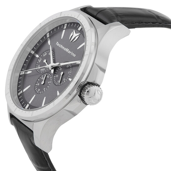 美品TechnoMarine Sport クロノグラフ 腕時計 シルバー/グレー TM-115062 | Technomarine