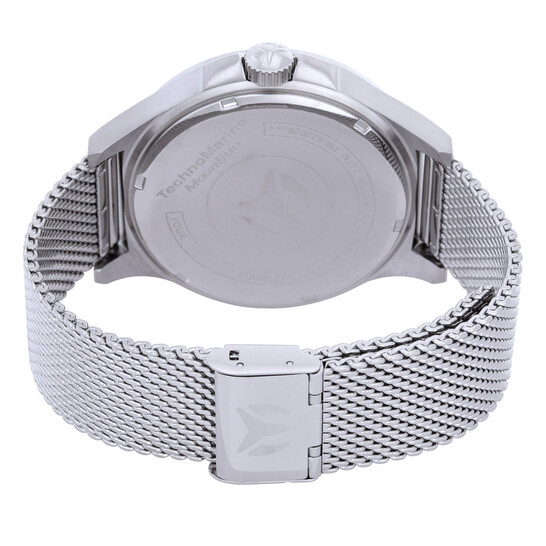 Technomarine Moonsun Light Blue Dial Men display picture 2