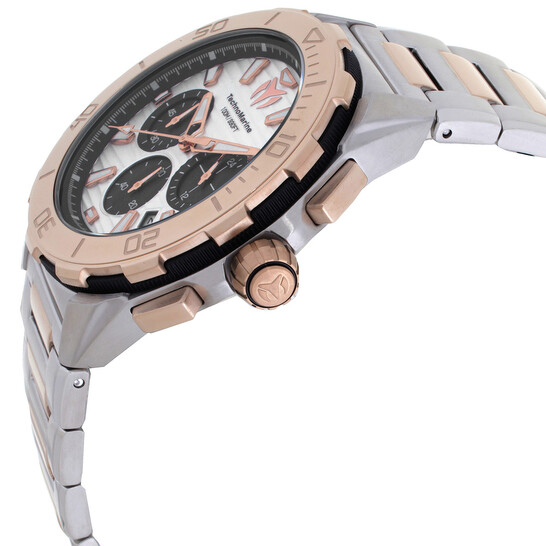 Technomarine Seven Seas Chronograph GMT Quartz Silver Dial Men's