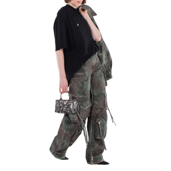 THE ATTICO 247WCA308V082084 関税送料込 The Attico Sky Blue baggy jeans with large pockets | TheDoubleF