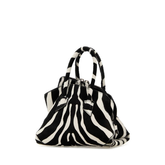 The Attico Printed Calf Hair Mini La Passeggiata Handbag The Attico Printed Calf Hair Mini La Passeggiata Handbag - 546x546 Image #2