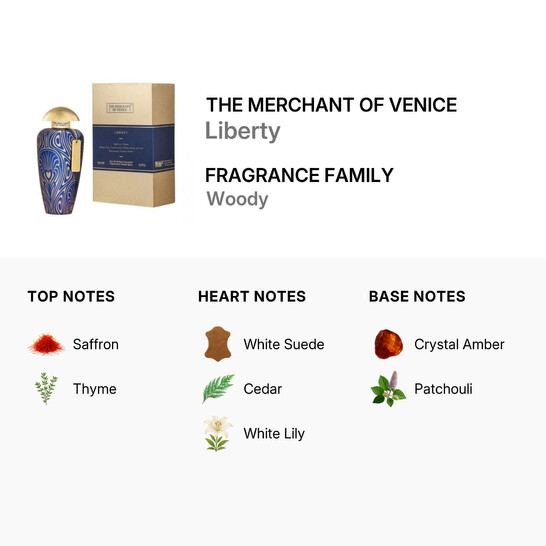 The Merchant Of Venice Unisex Liberty EDP Spray 3.4 oz Fragrances