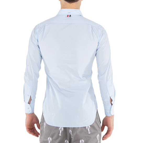 Thom Browne Cotton Poplin Long-Sleeve Classic Shirt, Brand