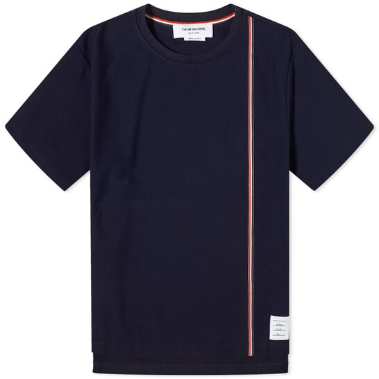 Thom Browne Engineered RWB Stripe T-Shirt, Brand 1 (Small