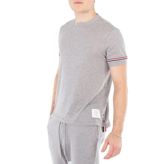 Tシャツ・カットソー THOM BROWNE Men Tops MJS247A J0129415 NAVY Thom Browne KNIT T-SHIRT €312,00 EUR - Biffi Boutiques