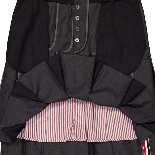 【関税込み】thom browne Tartan twill skirt Twill Classic Midi Pleated Skirt | Thom Browne