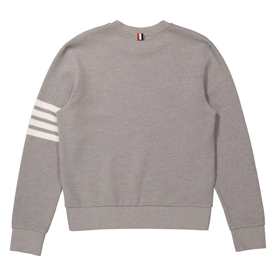 Tシャツ・カットソー THOM BROWNE Men Hoodies MJT021H 00535025 Grey Classic Loopback 4 Bar Sweatshirt | Thom Browne