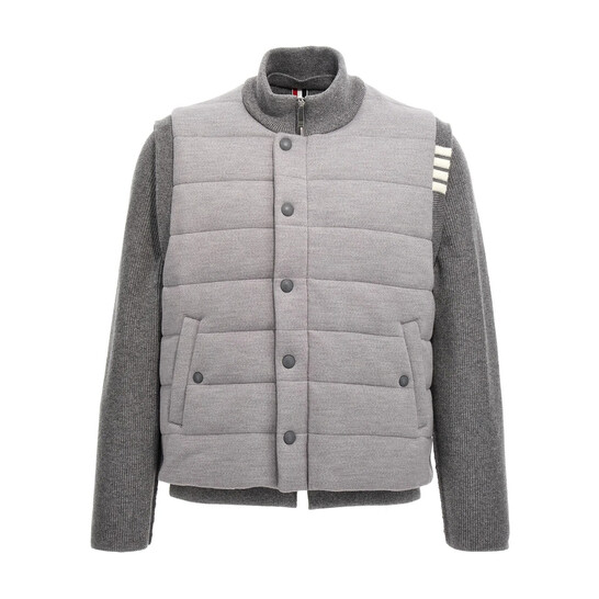 ジャケット THOM BROWNE SS24 JACKET (FBC900U.F0600 055 LT GREY) THOM BROWNE SS24 JACKET (FBC900U.F0600 055 LT GREY) (THOM