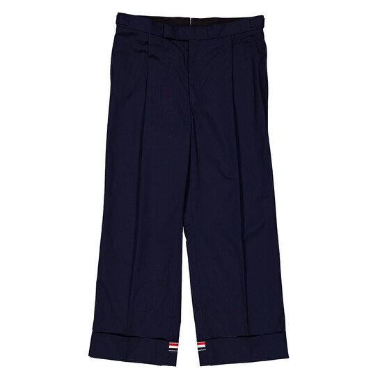 THOM BROWNE ステッチ ワークパンツ ネイビー 40サイズ 【公式通販】
