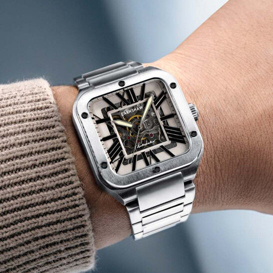 Thomas Earnshaw Lennox Beige Dial Men's Watch ES-8303-22