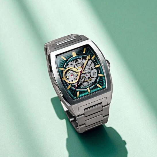 Thomas 。 Thomas Earnshaw Wellington Blue Dial Men's Watch ES-8302-44