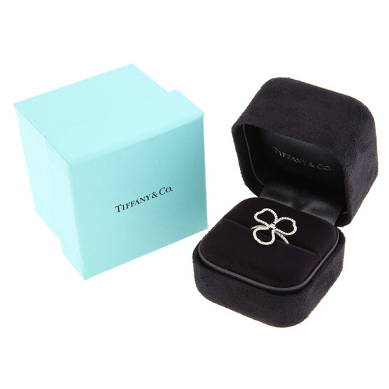 Tiffany & Co. & CO. Ladies Tiffany Paper Flowers Diamond