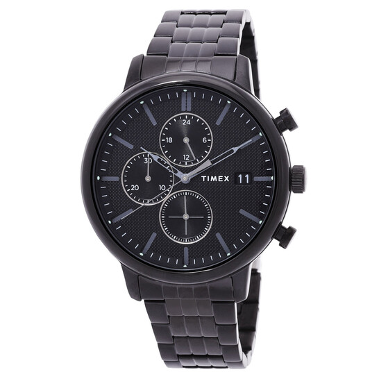 Timex Chicago Chronograph Quartz Black Dial Men's Watch