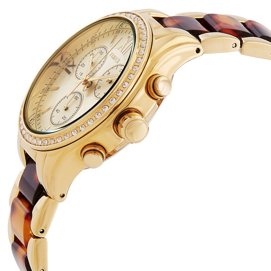 Timex Women\'s Watch TW2V74800 Quartz Chronograph Gold Tortoise Gemmed 38mm Timex | Accessories | Timex Womens Watch Tw2v7480 Quartz  main image 2