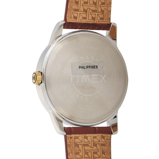 Timex Easy Reader Signature Edition Quartz Silver Dial Men's Watch ...