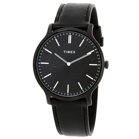 Timex Gallery Quartz Black Dial Men's Watch TW2V43600VQ
