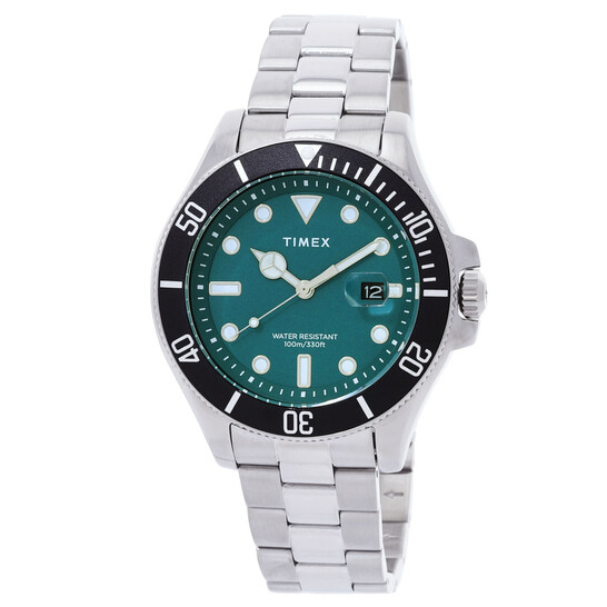 Timex Harborside Coast Quartz Green Dial Men's Watch TW2V91900