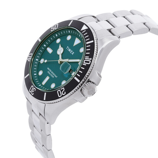 Timex Harborside Coast Quartz Green Dial Men's Watch