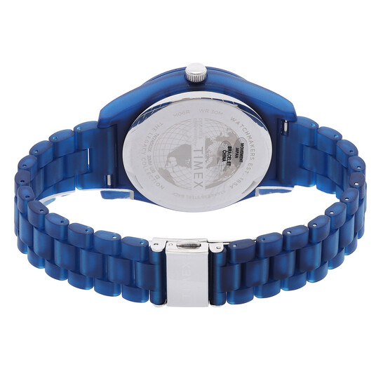 タイメックスレガシーオーシャン ソーラー TW2W56200 Timex TW2W56200 Men's Legacy Ocean Dark Blue Dial Bracelet