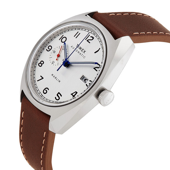 Timex Marlin Automatic Silver Dial Men's Watch TW2V62000