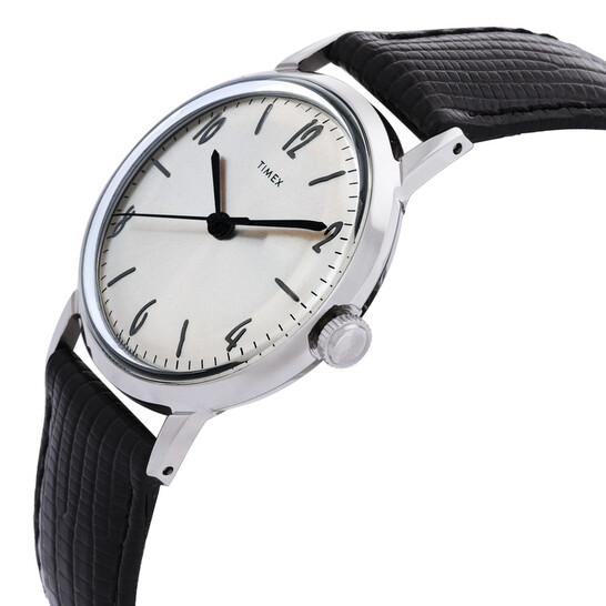 Timex Marlin Hand Wind Silver Dial Watch TW2R47900
