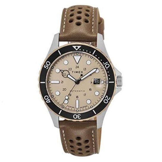 Timex Navi XL Automatic Tan Dial Men's Watch TW2V41500