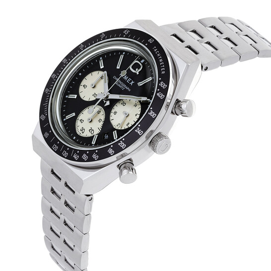 timex q クロノ tw2v42600 土曜までセール Timex Q Chronograph Quartz Black Dial Men's Watch TW2V42600