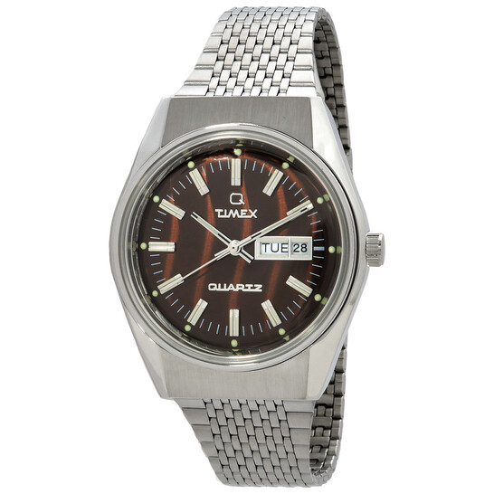Timex Q Timex Falcon Eye Quartz Brown Dial Men's Watch