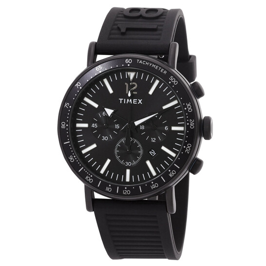 Timex Standard Chronograph Quartz Black Dial Men's Watch