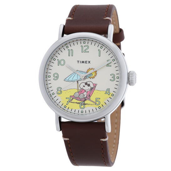 Timex TW2V61200 Orologio Da Uomo - Standard Peanuts Watch, Design Classico, Movimento Affidabile - 2