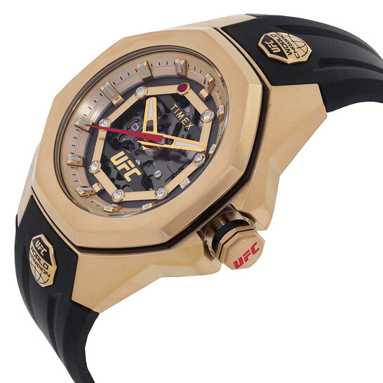Timex UFC Pro Automatic Gold Dial Men's Watch TW2V86500