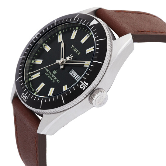 Timex Waterbury Automatic Black Dial Men's Watch TW2V24800ZV