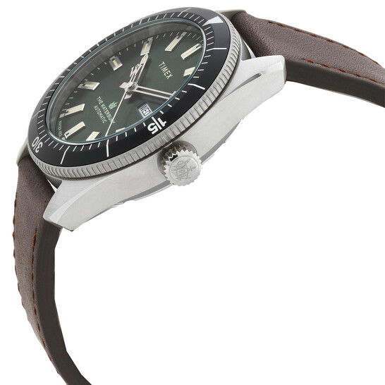 Timex Waterbury Automatic Green Dial Men's Watch TW2V24700
