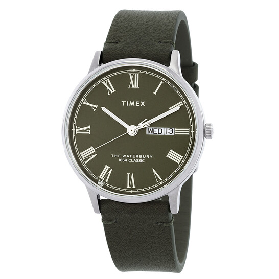 Timex Waterbury Classic Quartz Green Dial Men's Watch TW2W50500