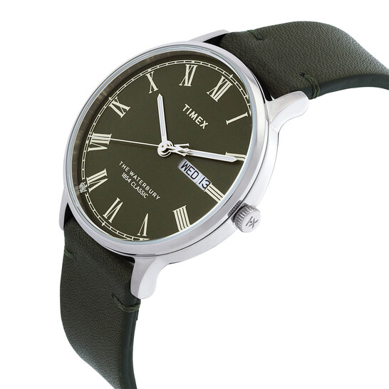 Timex Waterbury Classic Quartz Green Dial Men's Watch TW2W50500