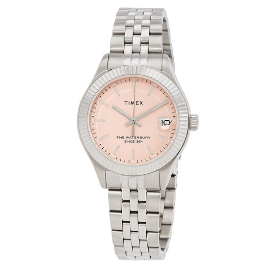 Timex Waterbury Legacy Quartz Pink Dial Ladies Watch
