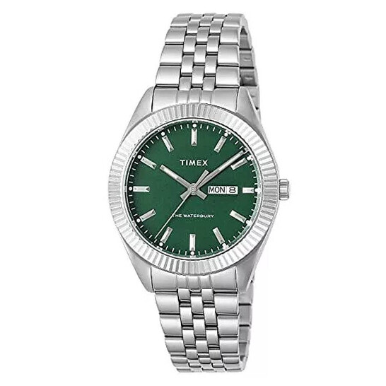 Timex Waterbury Quartz Green Dial Men's Watch TW2V18100