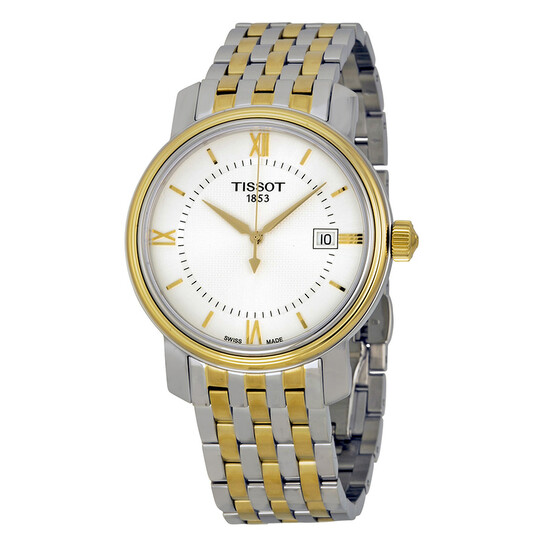 時計 TISSOT T085.410.22.013.00- Tisson Carson - Two Tone - White Dial