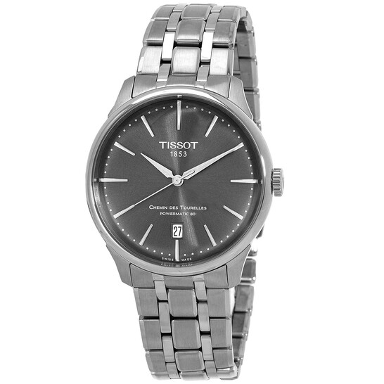 Tissot Chemin Des Tourelles Automatic Grey Dial Men's Watch T139