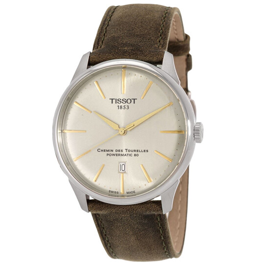 Tissot Chemin Des Tourelles Automatic Ivory Dial Men's Watch