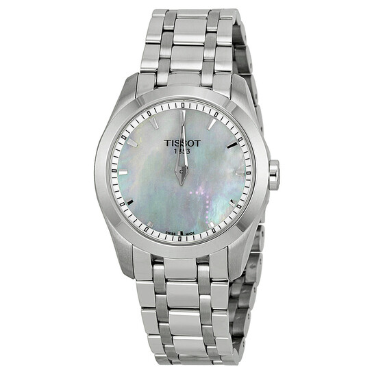 Tissot Couturier Mother of Pearl Dial Stainless Steel Ladies