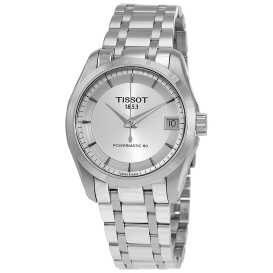 Tissot Couturier Powermatic 80 自動巻き レディース 腕時計 T0352071603101 Tissot Couturier Powermatic 80 - T0354071605102