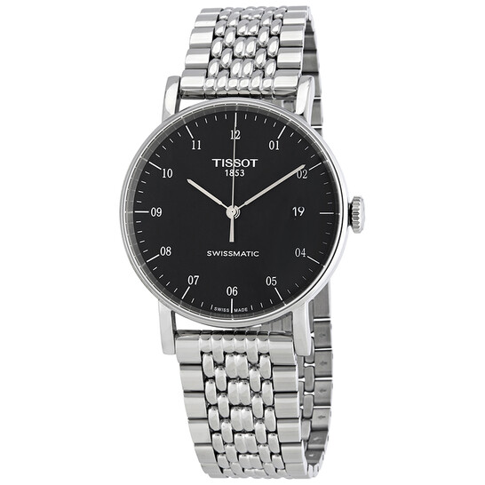 TISSOT Everytime自動巻き時計 ブラック Tissot Everytime Large Men's Watch T109.610.36.051.00 | WatchMaxx