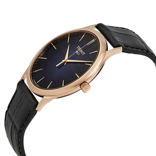 Tissot 腕時計 ダークブルー 18金無垢 Tissot 腕時計 ダークブルー 18金無垢