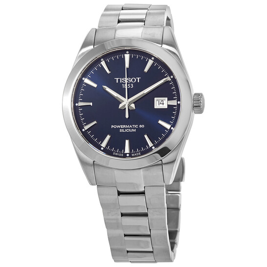 Tissot Gentleman Powermatic 80 Automatic Blue Dial Men's Watch T127.407.11.041.00 - 546x546