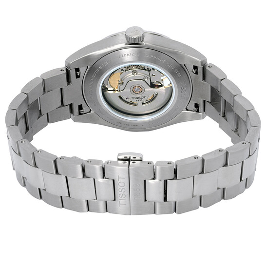 ティソジェントルマンT127.407.11.081.00 ロジウム Tissot Gentleman Open Heart 40mm | Model T1274071108100