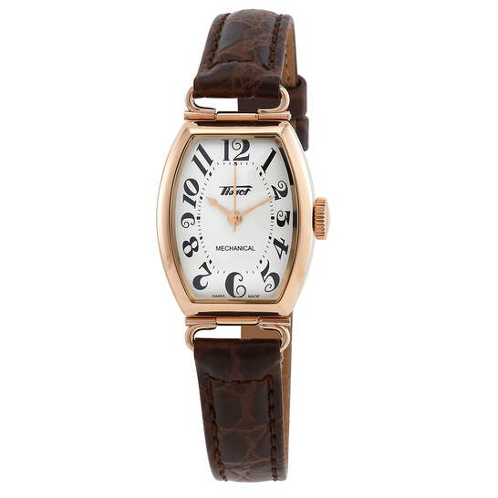 稀少TISSOT(ティソ)Heritage Hand Wind White Dial Ladies Watch Tissot Heritage Hand Wind White Dial Ladies Watch T128